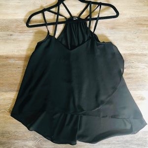 Castings High Low Sheer Tank Top